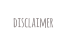 disclaimer